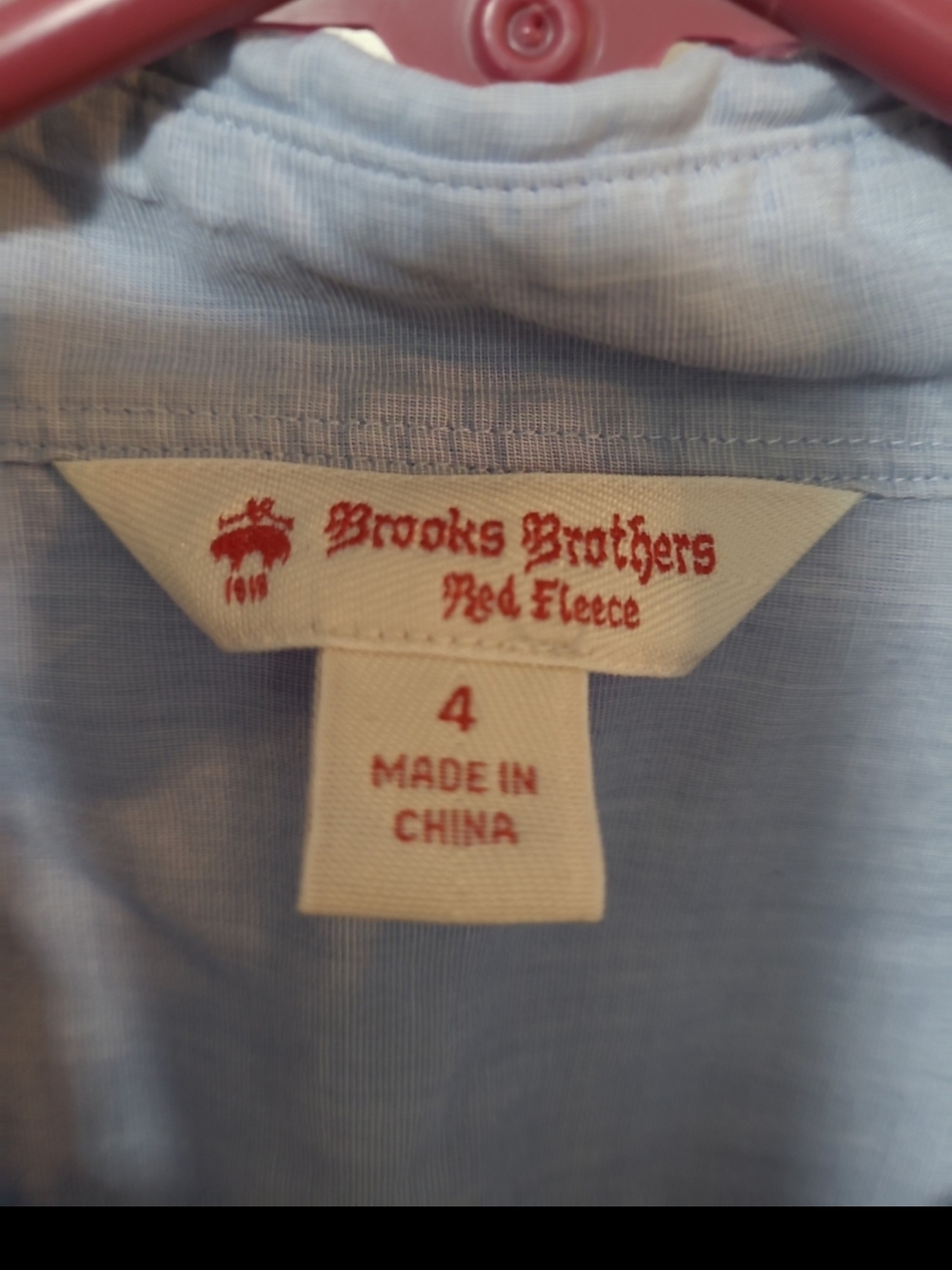 Brooks Brothers Pale Blue Fitted Casual Button-Down Shirt 4 - Picture 2 of 4